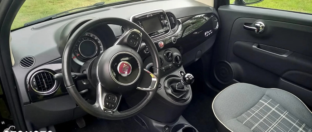 Fiat 500 cena 35900 przebieg: 103000, rok produkcji 2016 z Sieraków małe 562